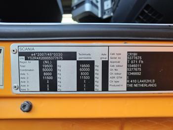R410 6x2 / RETARDER + NOOTEBOOM DIEPLADER